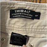 Tribal Jeans Cream Corduroy Straight Stretch Photo 2