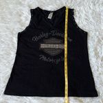 Harley Davidson Motorcycles Barnett Classic Notch Tank top size Large Black Photo 8
