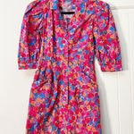 NWT LHD Casitas Printed Cotton Blend Poplin Mini Dress Size 4 Photo 3