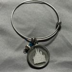 Disney's Walt & Mickey Silver and Blue Cinderella Castle Charm Bracelet Photo 3