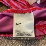Nike Dri-Fit Pink & Red Racerback Sports Bra Photo 4