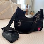 Juicy Couture  Material Girl Black All Over Print Shoulder Bag with Coin Pouch Photo 3
