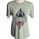 O'Neill Crewneck Short Sleeve T Shirt XS Green Graphic Cotton Knit Surf Skate Photo 0