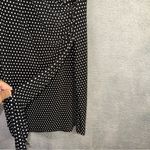 Norma Kamali Womens Polka Dot Baby Dot Faux Wrap Dress Size Large Y2K Whimsical Photo 4