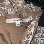 Tularosa XS Maxi Dress Tie Strap Tiered Embroidered Boho Cottagecore Photo 8