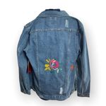 Boom Boom Jeans NWT  Embroidered Denim Jacket Size Small Photo 1