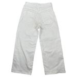 Banana Republic High Rise Wide Leg Crop Jeans White Size 0P 25P Petite Photo 6