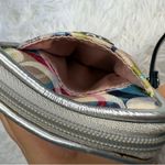 Coach Multi-color Silver Signature Card Holder Cardholder Wristlet Photo 2