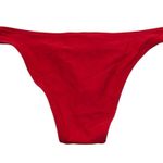 Aerie  Womens Cheeky Bikini Bottom Swimwear Red L Photo 1
