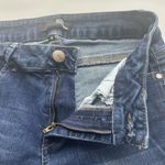 1822 Jean Shorts Size 10 Womens Bermuda Mid Rise Medium Wash Blue Denim Stretch Photo 4