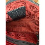 Brighton  Black Pebbled Leather Crossbody Purse Red Interior Small Classic Bag Photo 7