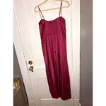 Abercrombie & Fitch  Camille Pink Fuschia Satin Maxi Dress Size Large NWOT Photo 2