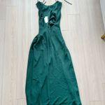 Abercrombie & Fitch Abercrombie draped high neck shell midi dress  Photo 3