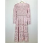 Love Shack Fancy Ellitia Dress Victorian Lace Maxi Light Lilac Viscose US 0 NWT Photo 14