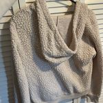 Fuzzy Quarter zip Tan Photo 2