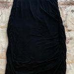 A pea in the pod Maternity black ruched sides sleeveless midi dress, size S Photo 8