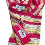 Beginning Boutique  Whitsundays Crochet Knit Mini Dress Pink Yellow White 4 NEW Photo 9