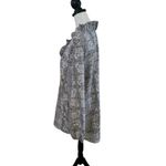 Mud Pie  Gray White Long Sleeve Top Large Photo 3