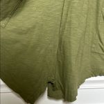 Free People Why Not Romper Olive Green V-Neck Jumpsuit Size Large Photo 3