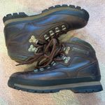 Timberland  Vintage 90s Euro Hiker Brown Leather Boots Gorpcore Crunchy Granola Photo 5