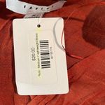 FAVLUX NWT!  Rust Lightweight Blouse Size Medium Photo 4