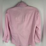 DCC Stretch Womenś Button Shirt Pink with white stripes Photo 5