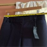Kut From The Kloth Checker Dress Pants Trousers Purple Black Gingham NWT Size 2 Photo 4
