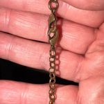 Premier Design Necklace Lotus Brassy Tone Faux Turquoise Gold Photo 6