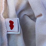 Double Heart Vintage Y2K sheer baby pink tank top Size Small Photo 4