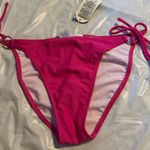 Jessica Simpson Women’s Medium  Adjustable Side Tie Swim Bikini Bottom NWT Photo 0