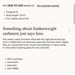 J.Crew  Featherweight cashmere-blend cropped sweater shell Photo 1