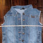 Rocawear  vintage studded denim vest size large  Marked as size large 12/14, refe Photo 6