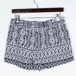 3 for $25 J. Crew Factory Aztec Tribal Pull On Shorts Size 4 Black Photo 3