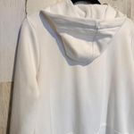 Puma  Woman's Small White Zip Up Hoodie Mesh Hem Athleisure Lightweight Jacket Photo 5
