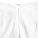 AQUA Womens Asymmetrical Skort Envelope Skirt Front, Shorts Pockets White S Photo 3