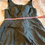 NWOT Black long formal dress sequin accented neckline with optional jacket 14 Photo 9