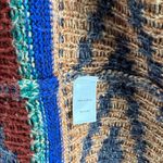 Spense Women's Cardigan coat long Anthropologie southwestern XL Aztec geometric Blue Photo 12