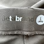 Betabrand Classic Dress Pant Yoga Pant Straight Stretch Mid Rise Beige L Long Photo 2