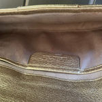 Michael Kors Sutton Gold Metallic Clutch Photo 14