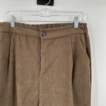 Zenana Outfitters Brown Pleated Front Straight Corduroy Casual Pants Women's Size XL Photo 2