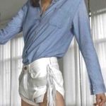 One Teaspoon White Fringe  Shorts Photo 0