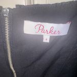 Parker  navy blue Floral Lace-Up Tank Top NWOT Photo 3