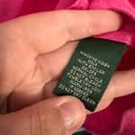 Ralph Lauren Lauren by  100% Linen Bright Pink Button Down Shirt Size Large Photo 6