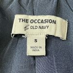 Old Navy  Occasion Waist‑Defined Chiffon Maxi Dress Navy Polka Dots Size Small Photo 2