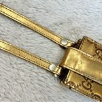 Gucci Metallic Bronze GG Monogram Mini Lanyard Bag Photo 10