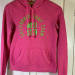 Hollister Y2 K  California Surf Team Hoodie Sweatshirt Women Small Pink‎ Green Photo 0