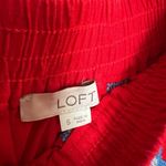 Loft red and blue Aztec pattern skirt size S Photo 1