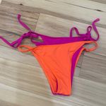 Pink and orange reversible bikini bottoms Sz S swim bathing suit #bikinibottoms Photo 1