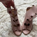 Alex + Alex Pink Lace Up Open Toe Heeled Sandals Women's 6 Photo 2