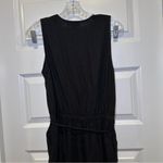 Karen Kane  Black V Neck Sleeveless Cropped Jumpsuit size Medium Photo 9